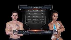 kira noir vs nathan bronson mixed wrestling