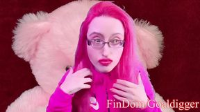 Fuckable pink plush toy transformation