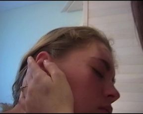 Mega hot German teen dolls sharing dildo and dick in threesome