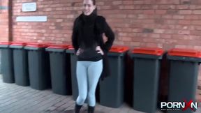 Public Pissing In Yoga Pants 12 Min