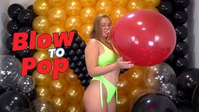 Melissa Teasing Balloon Play: A Sexy Blow-to-Pop