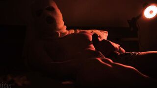 Masturbating My Cock in the Dark in a Rented Airbnb