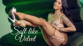 Soft Like Velvet - A Sensual Lingerie, Stocking Tease