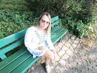 Public Oral sex and Sex - Cheating on her Boyfriend with a guy from Tinder