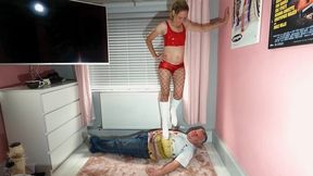 Kinky PVC Outfit & Boots Trampling Danielle 2 (4K)