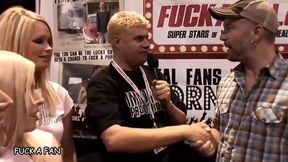 Blonde bombshell Charlie Lynn gets nailed hard in a hotel room