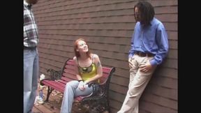 2 Big Black Cocks Visit Their Neighbor Jessica She Blows Them Outside Of Her Trailer! 1 of 3 mp4