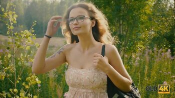Alexis Fox Shatters Plans for an Older Guy in Steamy Outdoor Romp