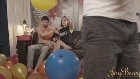 peek behind the scenes during filming of joybear feature coupling