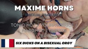 bisexual orgy with 6 dicks maxime horns sexymarghot and her husband