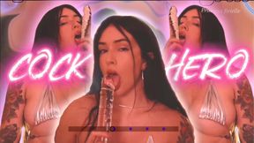 COCK HERO: An endurance JOI captivate game, can you last while stroking to My metronome?