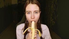 TAKE THAT BITCH'S BANANA AND GIVE HER SOMETHING BETTER.