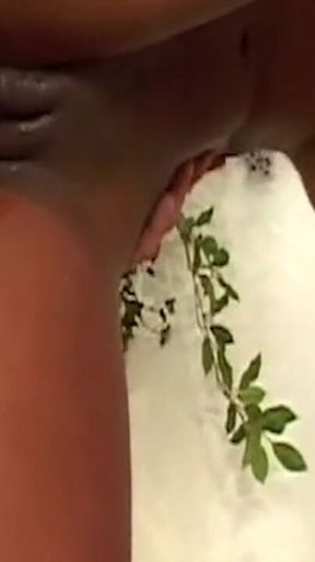 Horny Black Girl Has Anal Sex with a Huge White Cock