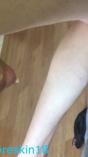 College student with daddy pumping cum out of a powerful dick!   Clip 3