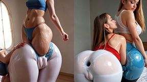 Beauty Teen Lesbian (fisting ,Squirt)-Virtual Sex-Aipornmix-[Ai Generated]