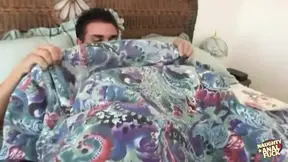 Adorable cuties Kara Mynor and Kat Kiss eat pussy and love DP in kinky foursomes