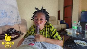BBW Stepmom Sucking This Big Black Cock for Fun