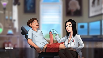 Profesora examina mi pene hasta hacerlo levantar -summertime saga