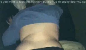 white wife creampie after getting her pussy demolished bybbc