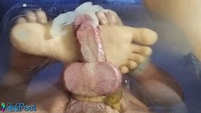 Glass Table Cock Trample Cumshot HD 2