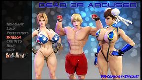 deadoraroused[wrestling hentai game pornplay] ep.1 chunli and tina are fighting a gigantic monster cock on the ring