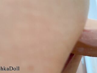 Insane mirror Squirt with my Giant sextoy – I screech OMG! ???????? Lenushka Doll