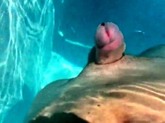 Swimming Pool Masturbation Hands Free Orgasm