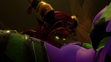 Warcraft Elfs are Having a Lesbian Experience - Warcraft Porn Parody