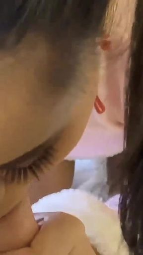 Johntronx - Hot Asian Babe with Pigtails Gets Railed Hard in Her Tight Pussy