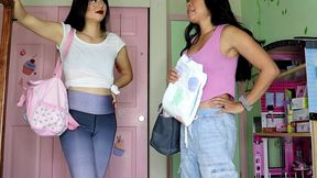 messing diapers with 2 asian mommies mae ling d-perv