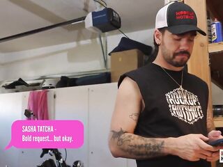 Sasha Tatcha Suggests a Moist and Immodest Oral-sex to Kick off Things