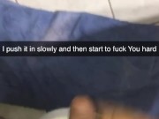 Jacking off my small dick before work