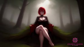 the crimson vampire s forest seduction - [ai porn]