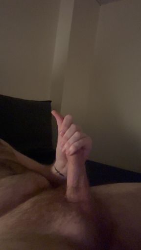 Hairy Man Busts a Fat Load