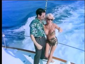 Amazing busty blonde MILF takes dick deeply inside during sailing regatta