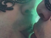 Mirror Slut Straight Edge Kissing My Refletion Dangling Close Up Cock Twink Shorties