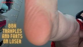 BBW Tramples and Farts on Loser 720p
