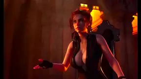 Lesbian Flames Ignite in Sizzling Anime Threesome Fantasy