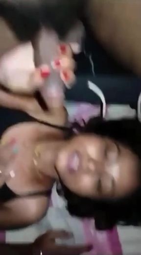 Indian ménage à trois in action