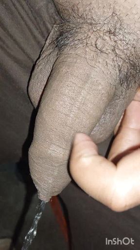 Pissing My Big Black Cock Is Starting Pissing #pissing #black #indiancock #xhamstar