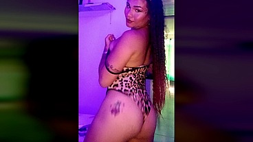 TS Angelique - Dildo fuck and cum - Custom video - Premium version