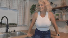 Charlee's White Tank Titties