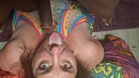 POV thrust pussy &amp; ass: Mature BBW submissive slut completely  used by BBC