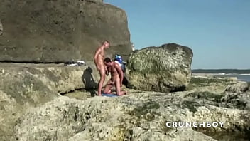 251 two muscxl eboy fuckin g in exhib public beach