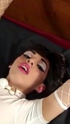 Video of Young TS Nicki at the Sissy Institute with a Bit of Bondage