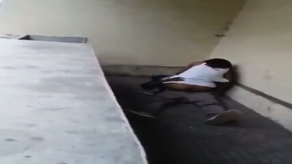 Desi College Lovers Caught By Stranger Uncle
