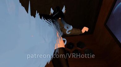 Glasses Slow Grinding On You Cat Girl Black Blue Eyes Hair Tattoo Bedroom Thick Thighs POV Lap Dance