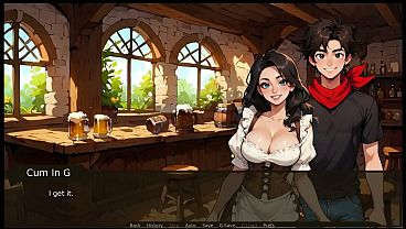 Nurse in cooking apron gets a surprise accidental boner from farmer