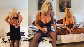 brittany andrews wants to slap your face with her strap-on!