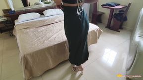 Blonde PAWG in Leopard Thong Gets Her Big Ass Destroyed Raw in the Hotel Room Until She's Filled